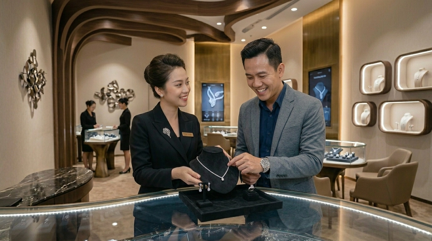KIẾN TRÚC LẠI TRẢI NGHIỆM KHÁCH HÀNG CHO THƯƠNG HIỆU TRANG SỨC CAO CẤP